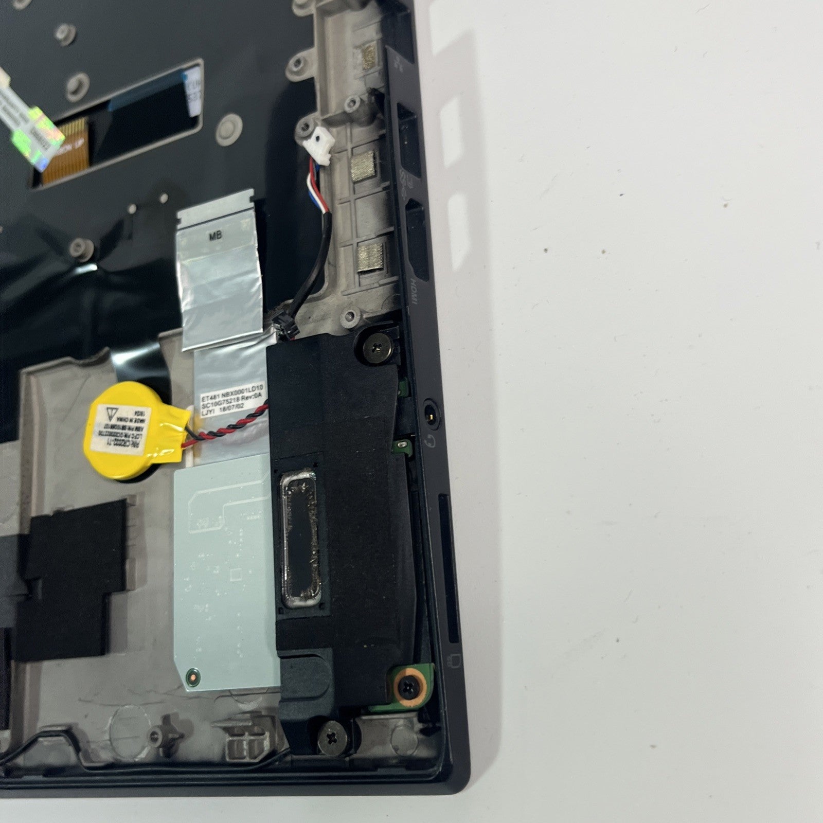 Genuine Lenovo ThinkPad T480S Complete Palmrest ,usb Board & Speaker Case Cover