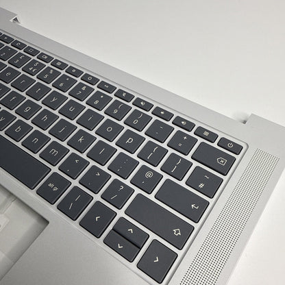 HP Chromebook 14A-NF Palmrest Top Cover UK Keyboard P/N N93341-001