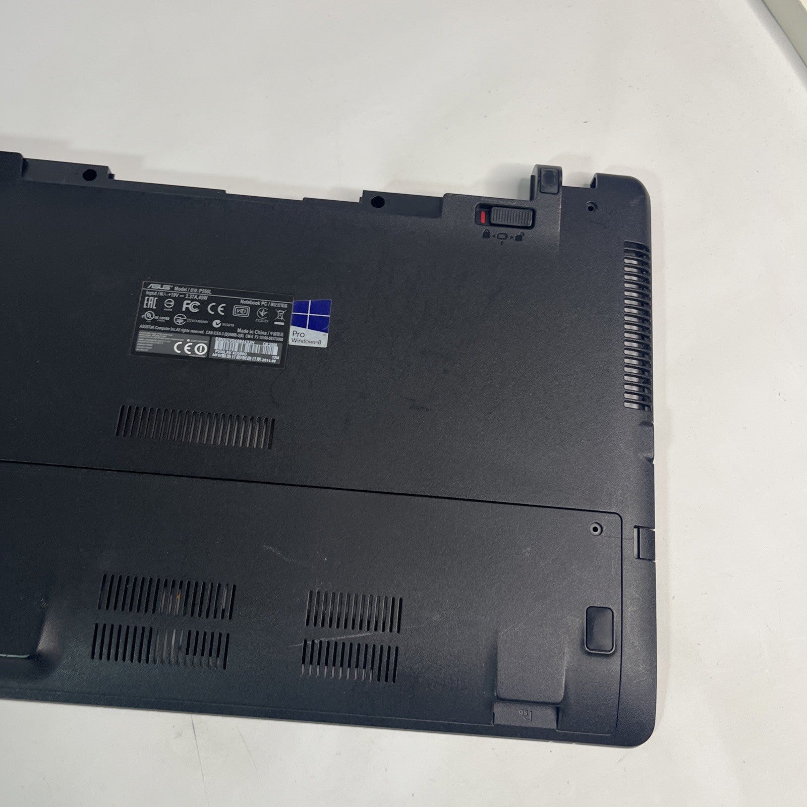 Genuine Black Asus P550L Bottom-base Cover, Speakers & Usb Board 13N0-PEA1511