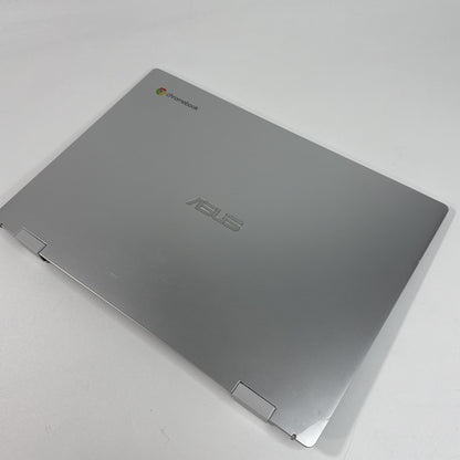 Asus Chromebook CX1400CK LCD Complete Screen Assembly Top Cover Silver (CRACK)