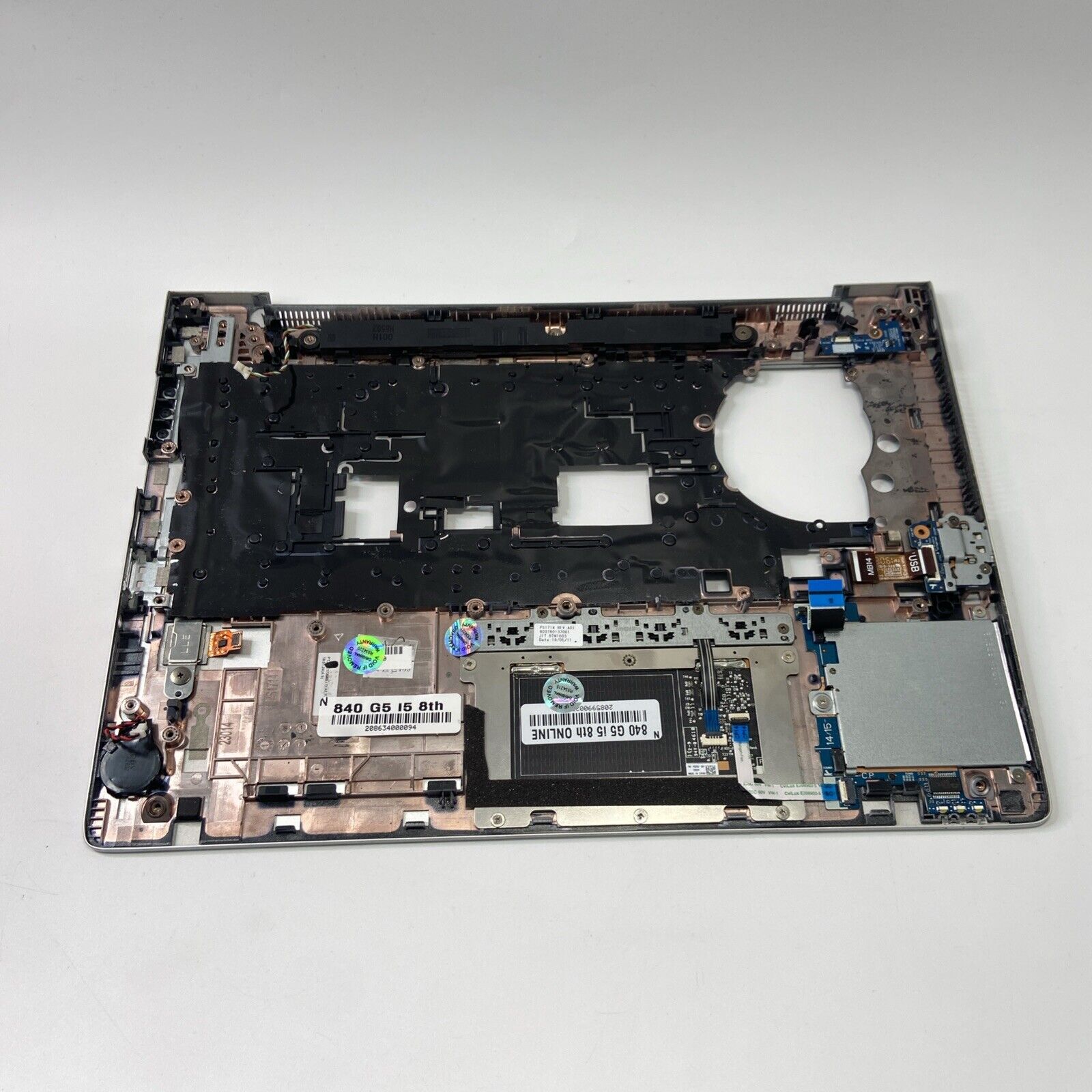 Hp Elitebook 745 840 G5 G6 Palmrest With Touchpad FP Reader L18310-001 