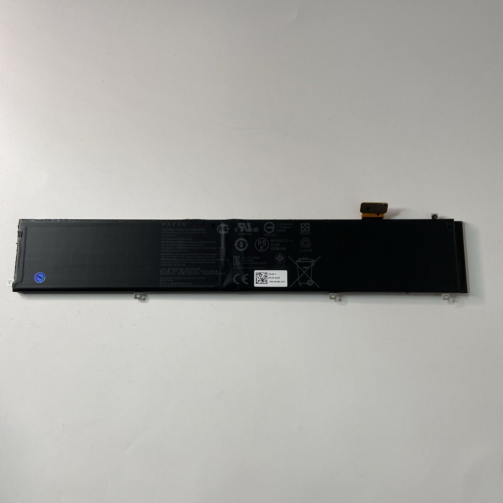Genuine Razer Blade Advanced RZ09-0421  Battery 5209mAh 80Wh Excellent Health