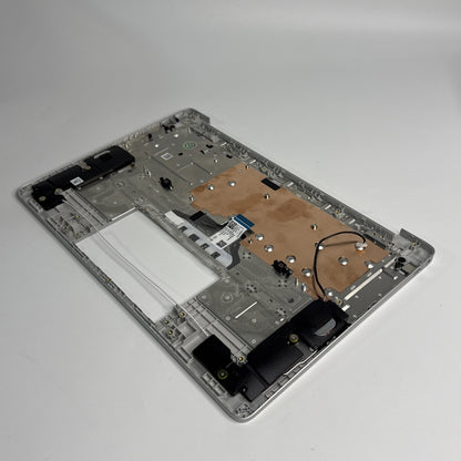 HP Chromebook 14A-NA0001sa Palmrest Cover Keyboard UK Sliver Speakers Genuine