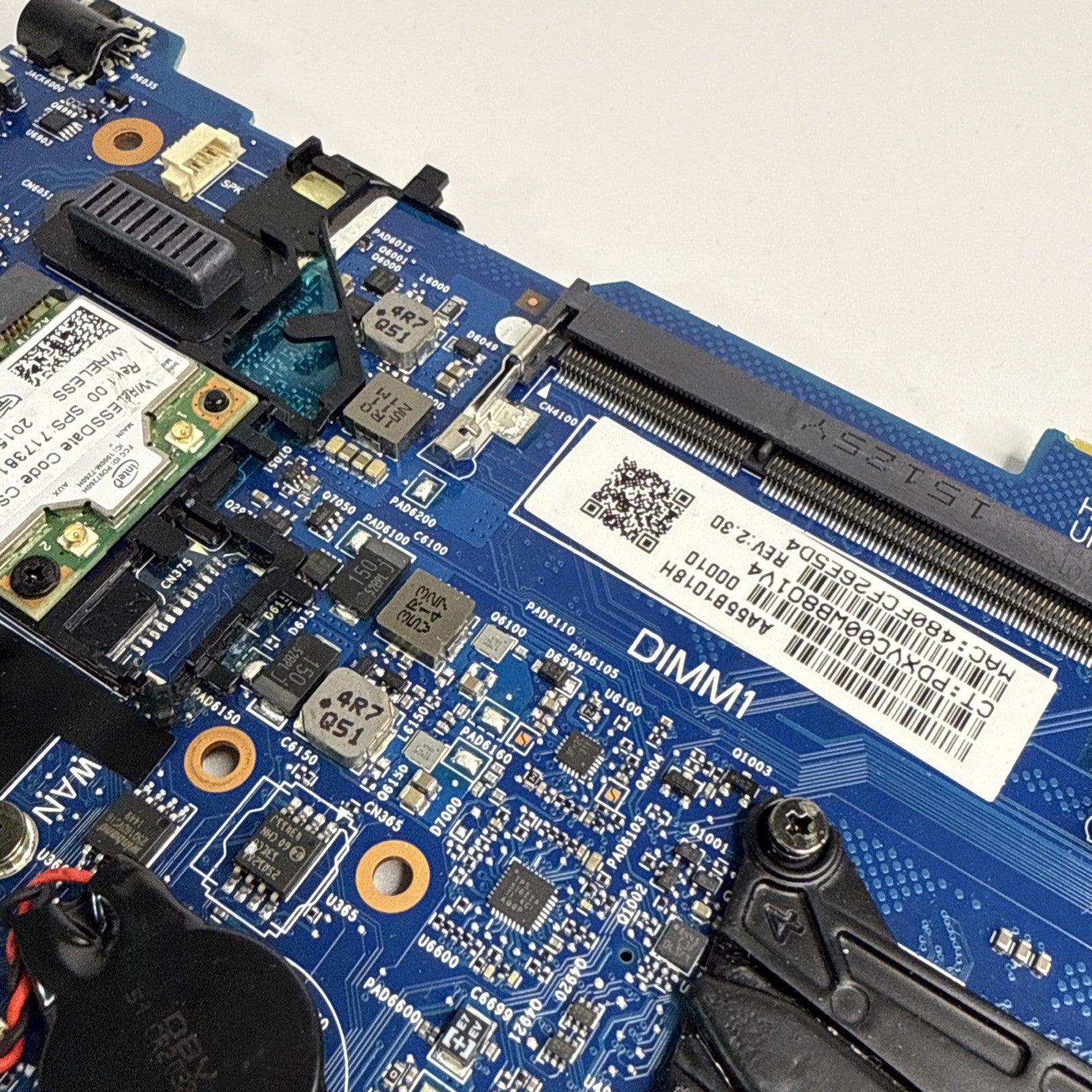 HP EliteBook 840 G1 Laptop i5-4300u Motherboard 730803-601 + Heatsink +Fan +USB