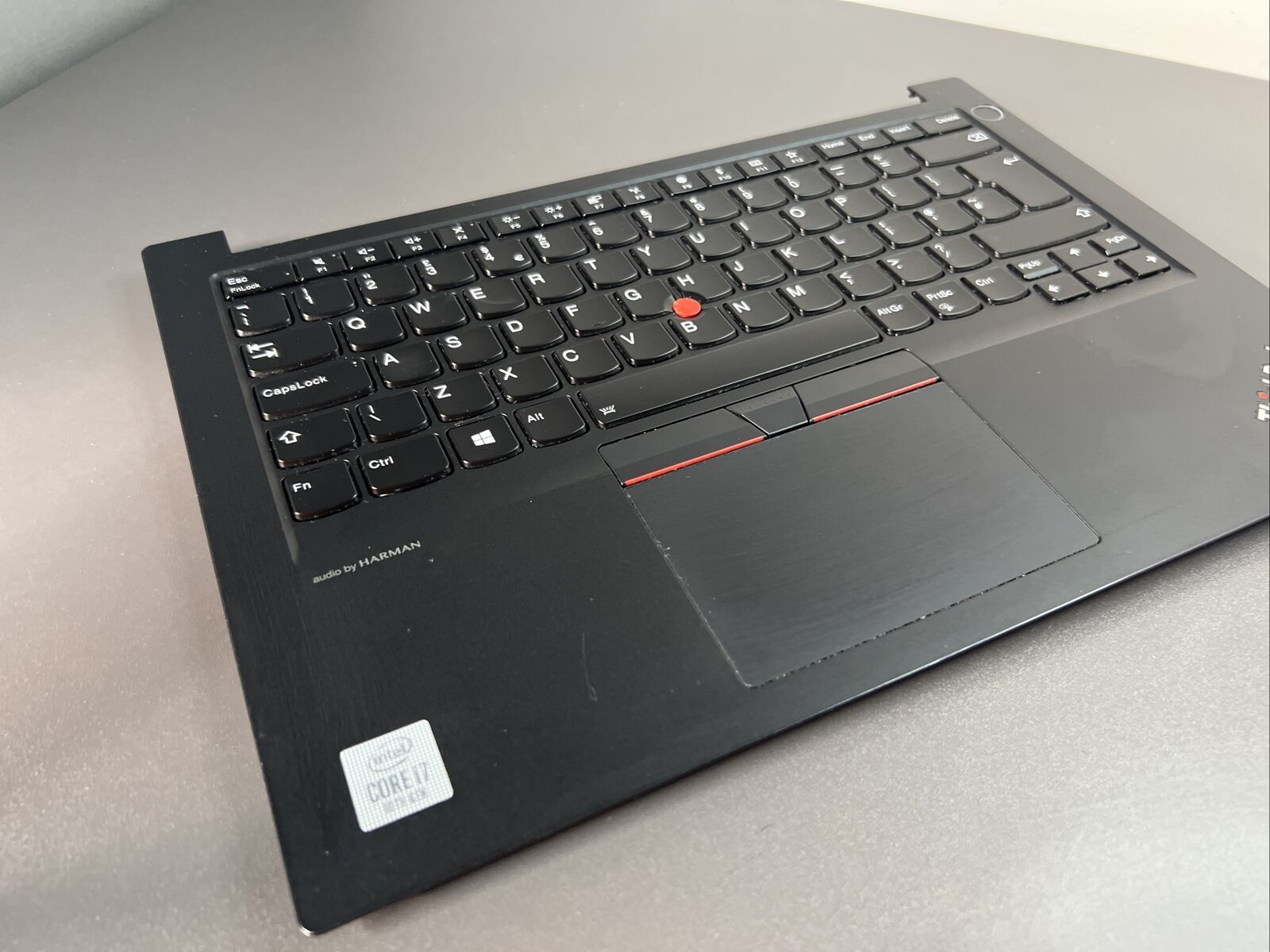 Lenovo ThinkPad E14 UK Keyboard Palmrest Touchpad Assembly UK Black Backlit 