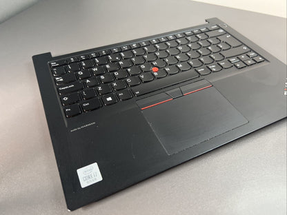 Lenovo ThinkPad E14 UK Keyboard Palmrest Touchpad Assembly UK Black Backlit 