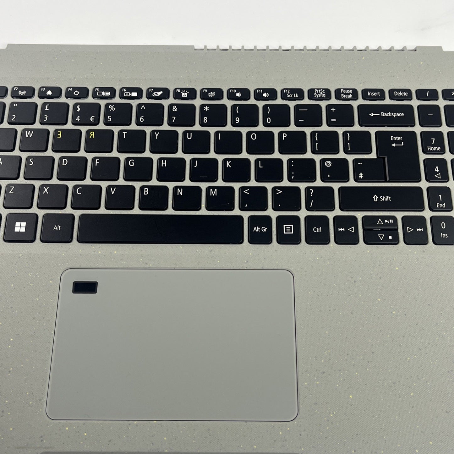 Genuine Acer Aspire Vero AV15-51 Palmrest UK Keyboard with Trackpad Grade A.