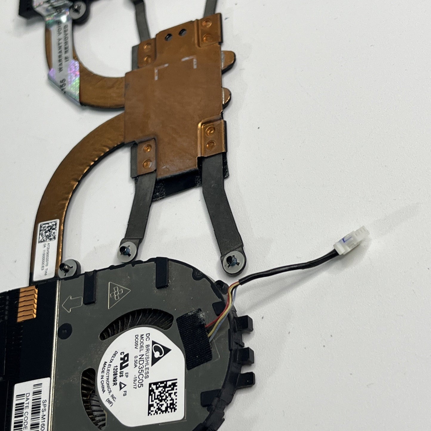 Genuine For HP EliteBook x360 1040 G7 CPU Heatsink Cooling Fan M16006-001
