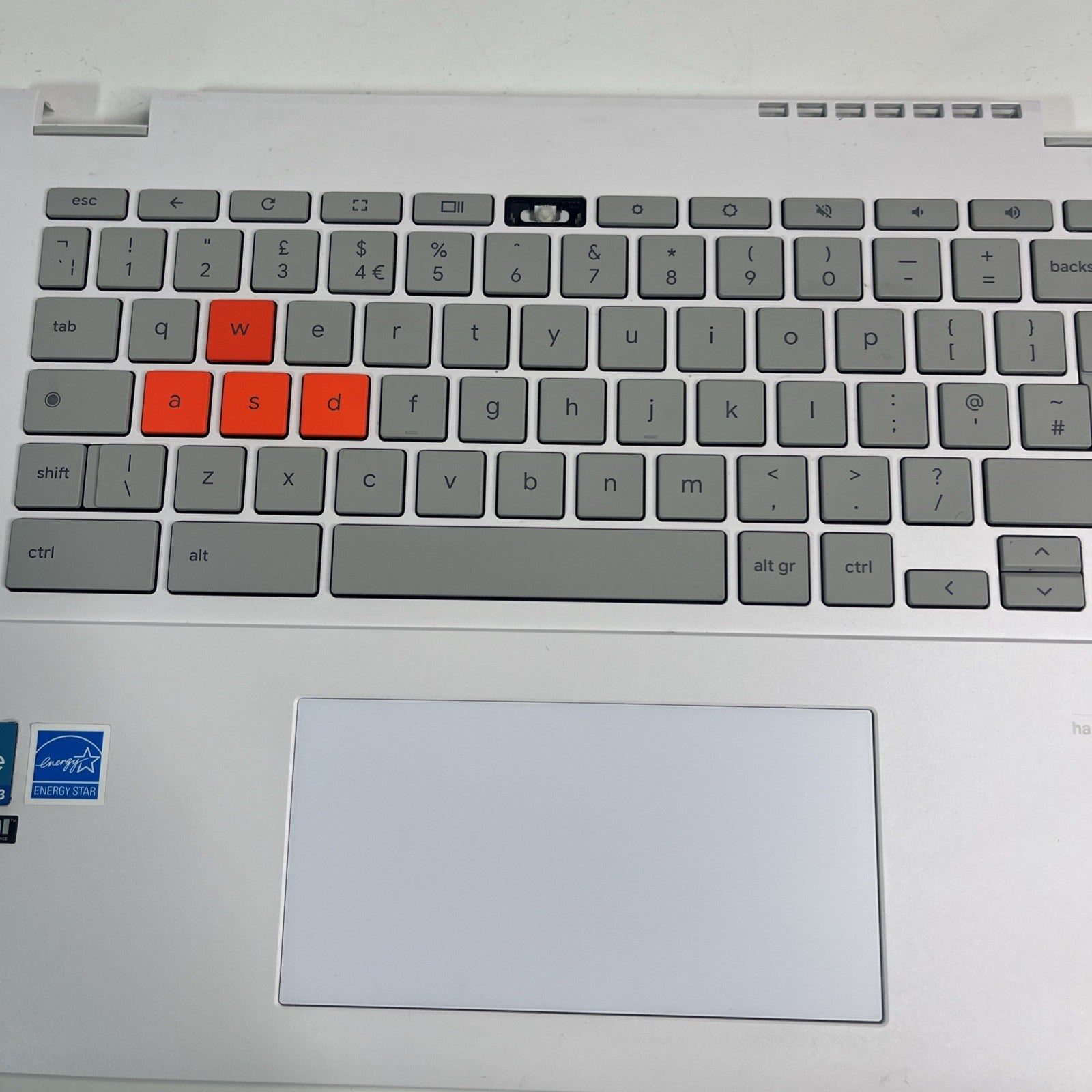 ASUS Chromebook Flip 14 CX34  CX3401FBA Complete Palmrest Assembly UK Keyboard