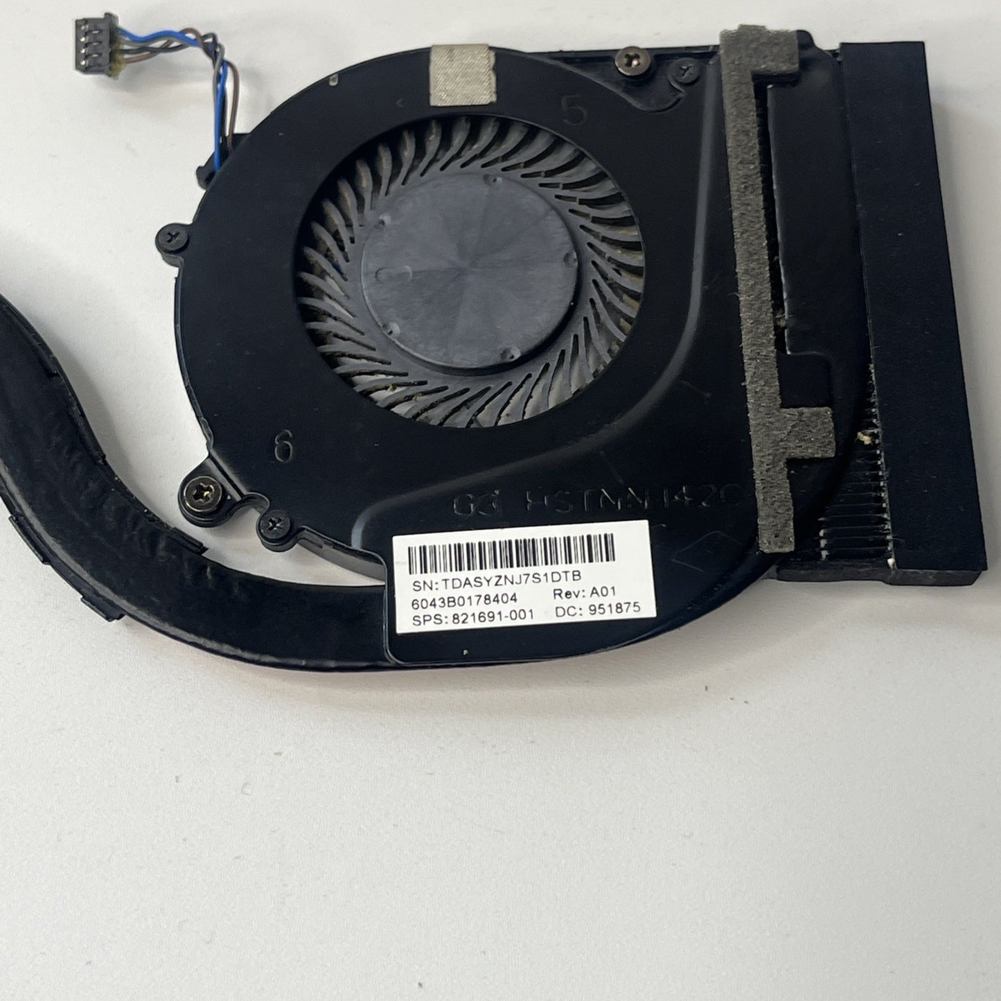 HP EliteBook 820 G3 / G4 CPU Cooling Fan & Heatsink 6043B0178401