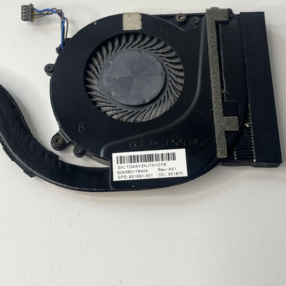 HP EliteBook 820 G3 / G4 CPU Cooling Fan & Heatsink 6043B0178401