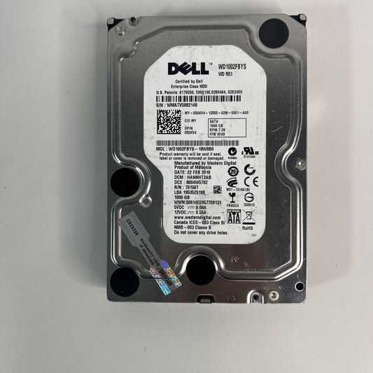 Dell 1TB, 7200 RPM WMATV5882148 , 3.5 inch Internal Desktop Drive - 050XV4