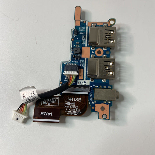 HP Elitebook 830 835 840 G7 G8 6050A3136301 USB Audio Board