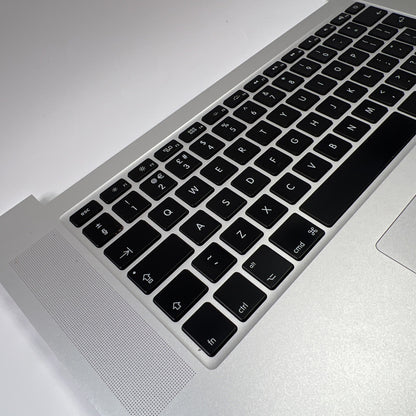 Macbook Pro Retina A1398 15" Mid 2015 Palmrest UK Keyboard Touchpad Silver