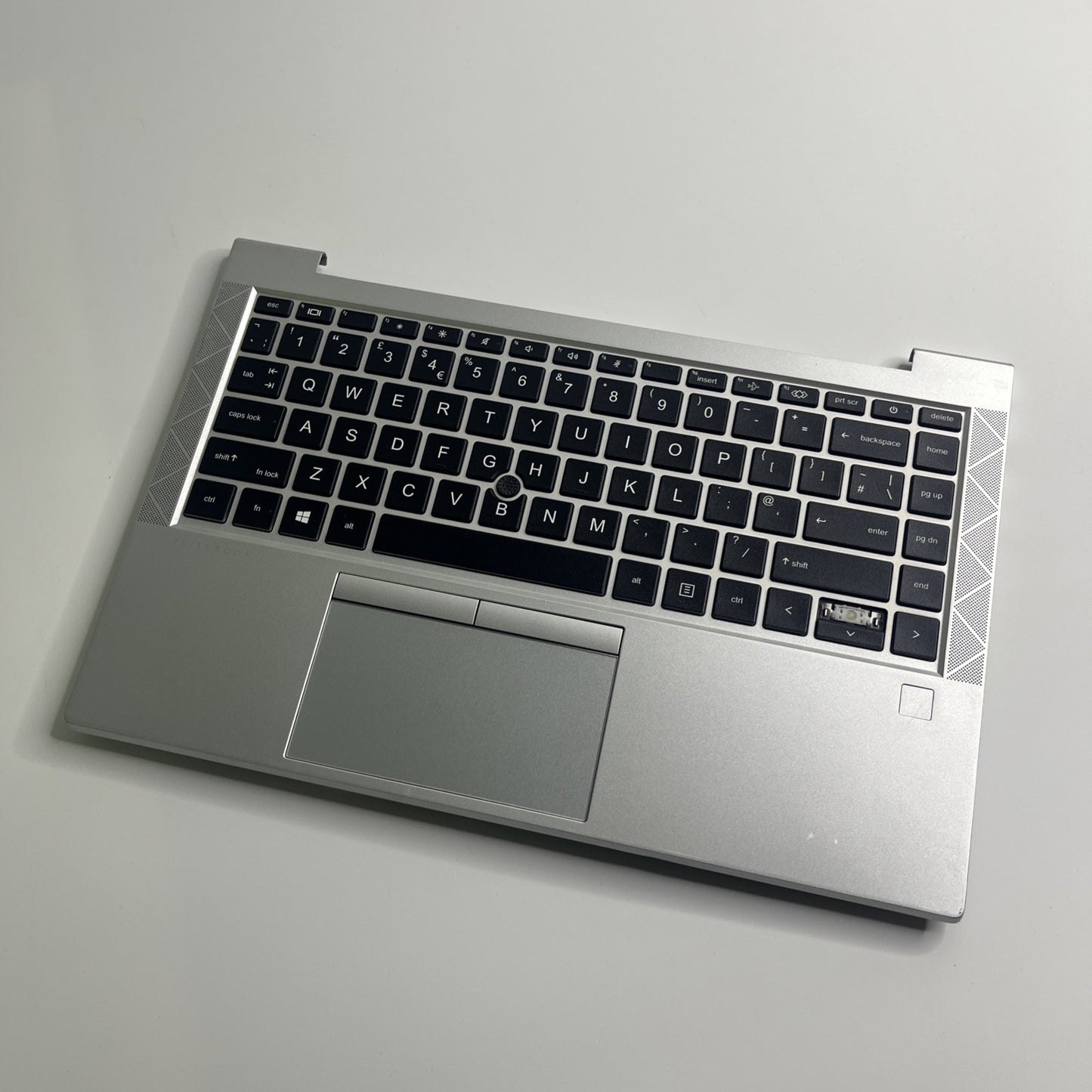 Genuine Silver HP EliteBook 840 G7 Complete Palmrest Missing Key