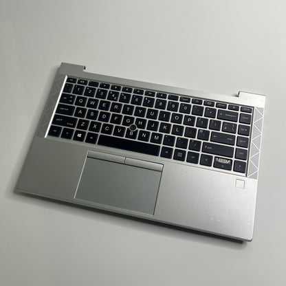 Genuine Silver HP EliteBook 840 G7 Complete Palmrest Missing Key