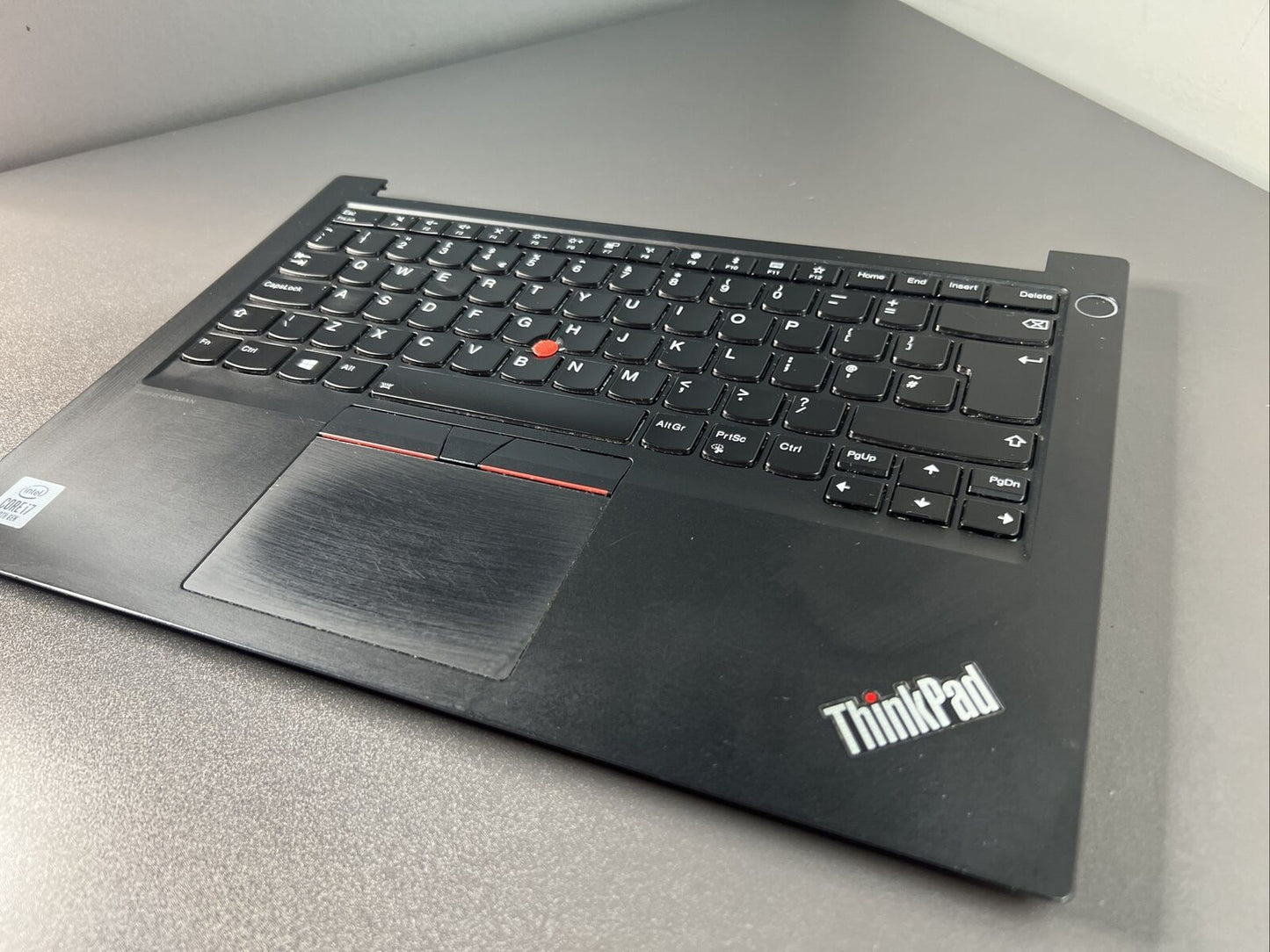 Lenovo ThinkPad E14 UK Keyboard Palmrest Touchpad Assembly UK Black Backlit 