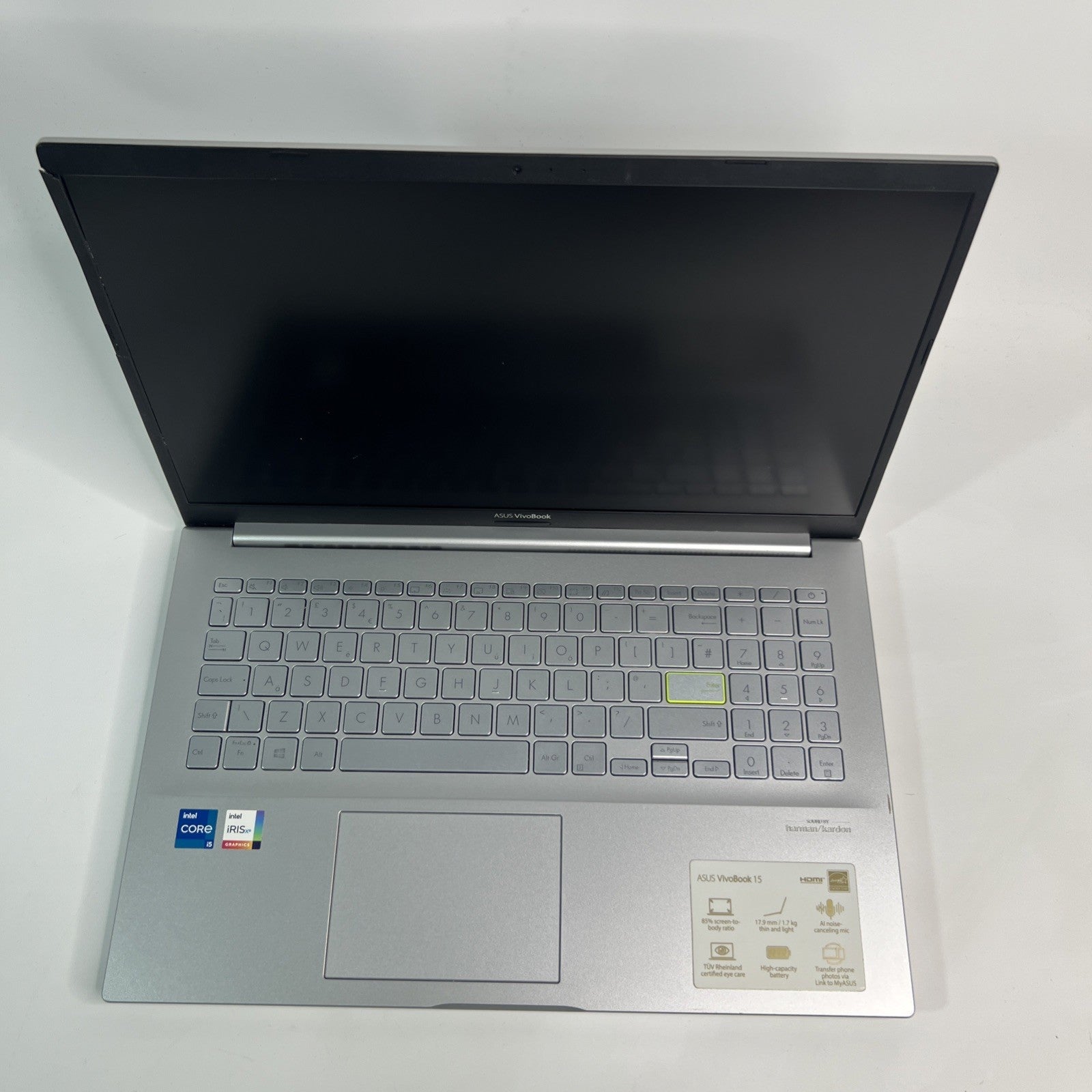 Asus VivoBook S513E Intel Core i5 -1135G7 16GB RAM 512SSD 15.6 FHD Windows 11