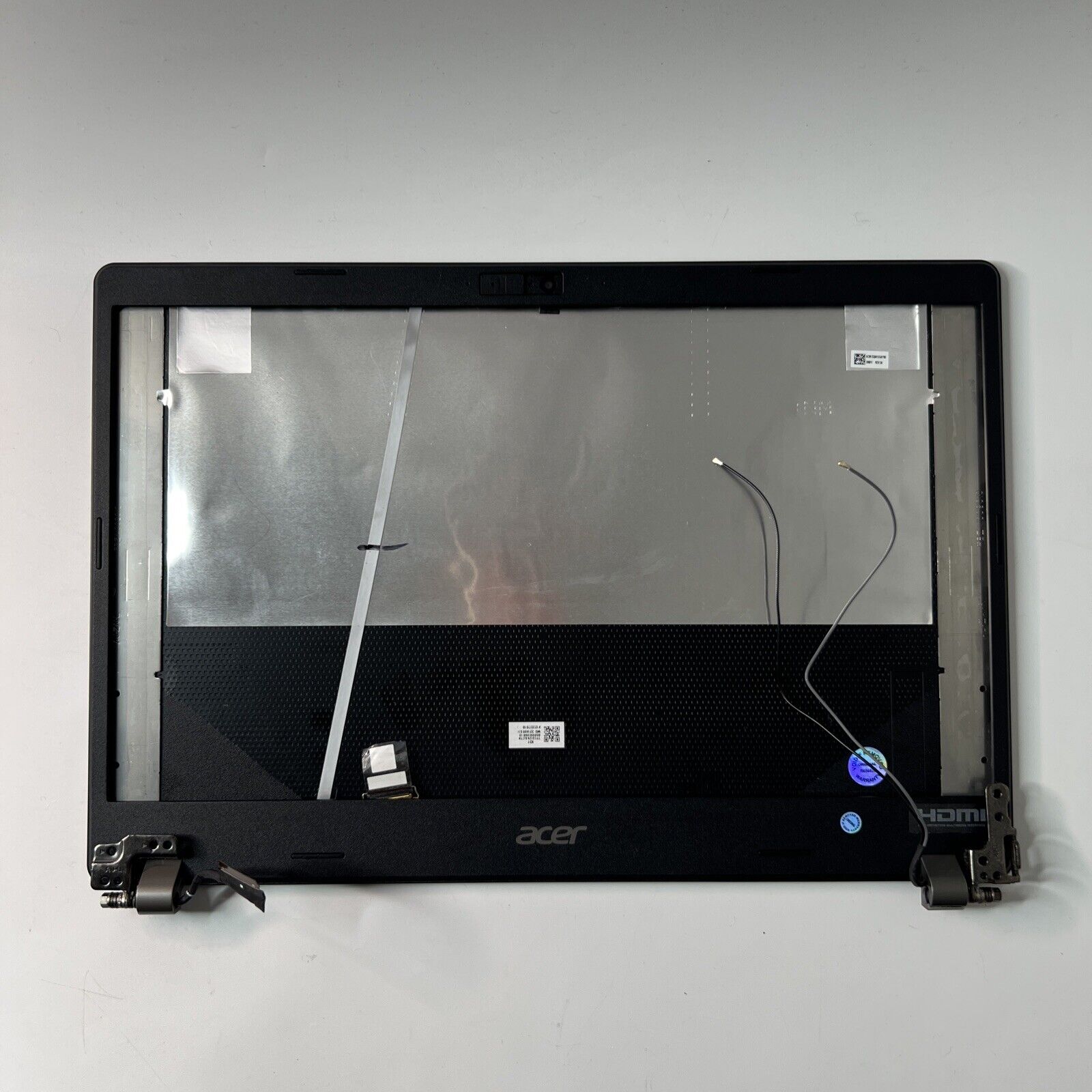 Acer Travelmate P215-52 N19Q8 Top Lid Cover Black Bezel Cabels Hinges