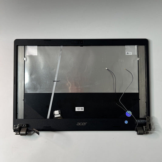 Acer Travelmate P215-52 N19Q8 Top Lid Cover Black Bezel Cabels Hinges