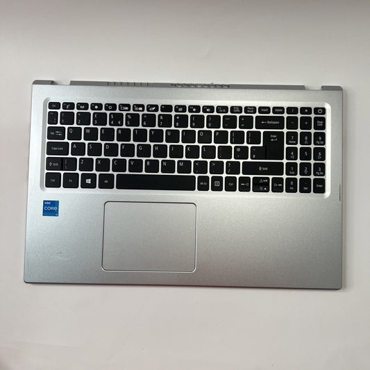 Acer Aspire Genuine A315-58 Complete Palmrest UK Keyboard Touchpad Silver