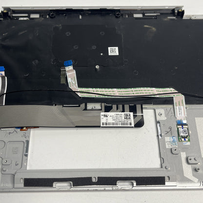 Genuine HP EliteBook x360 1040 G7 M16931-031 Backlit UK Keyboard Palmrest