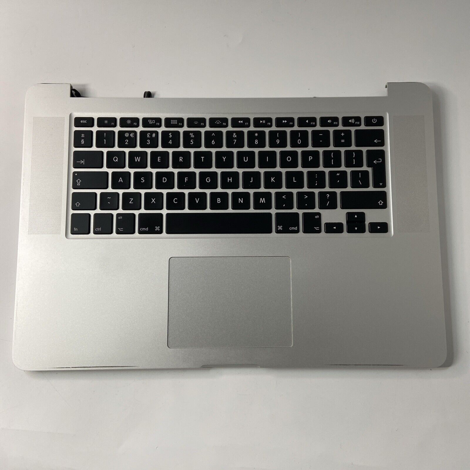 MacBook Pro 15" A1398 2014 Palmrest Top Case Cover UK Keyboard Silver + Battery