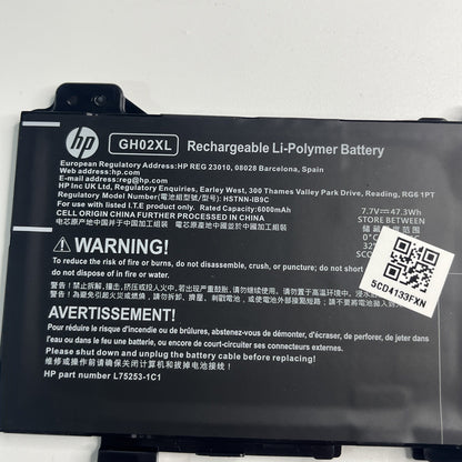 HP ChromeBook 14A-(CA,NA) OEM Li-Polymer Battery 47.3Wh 7.7V 6000mAh L75783-005