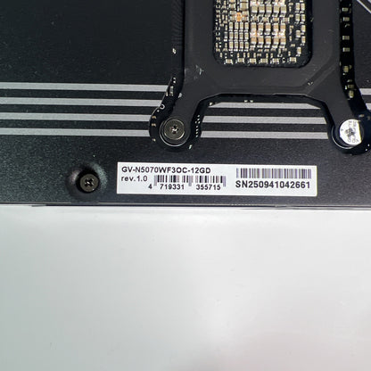 Gigabyte GeForce RTX 5070 OC 16GB GDDR7 – Graphics Card For Parts / Not Working