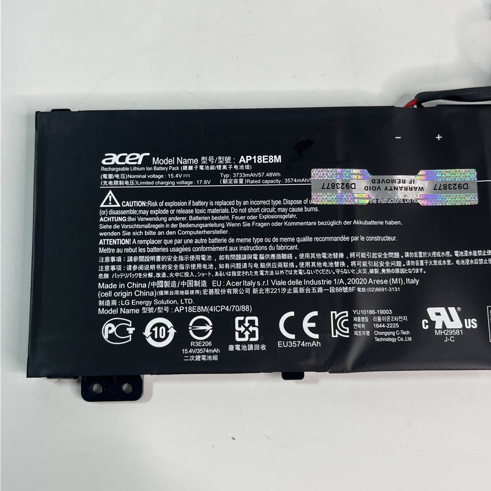 Genuine Acer NITRO 5 AN515-57AN517-51 AN517-52 Battery AP18E8M