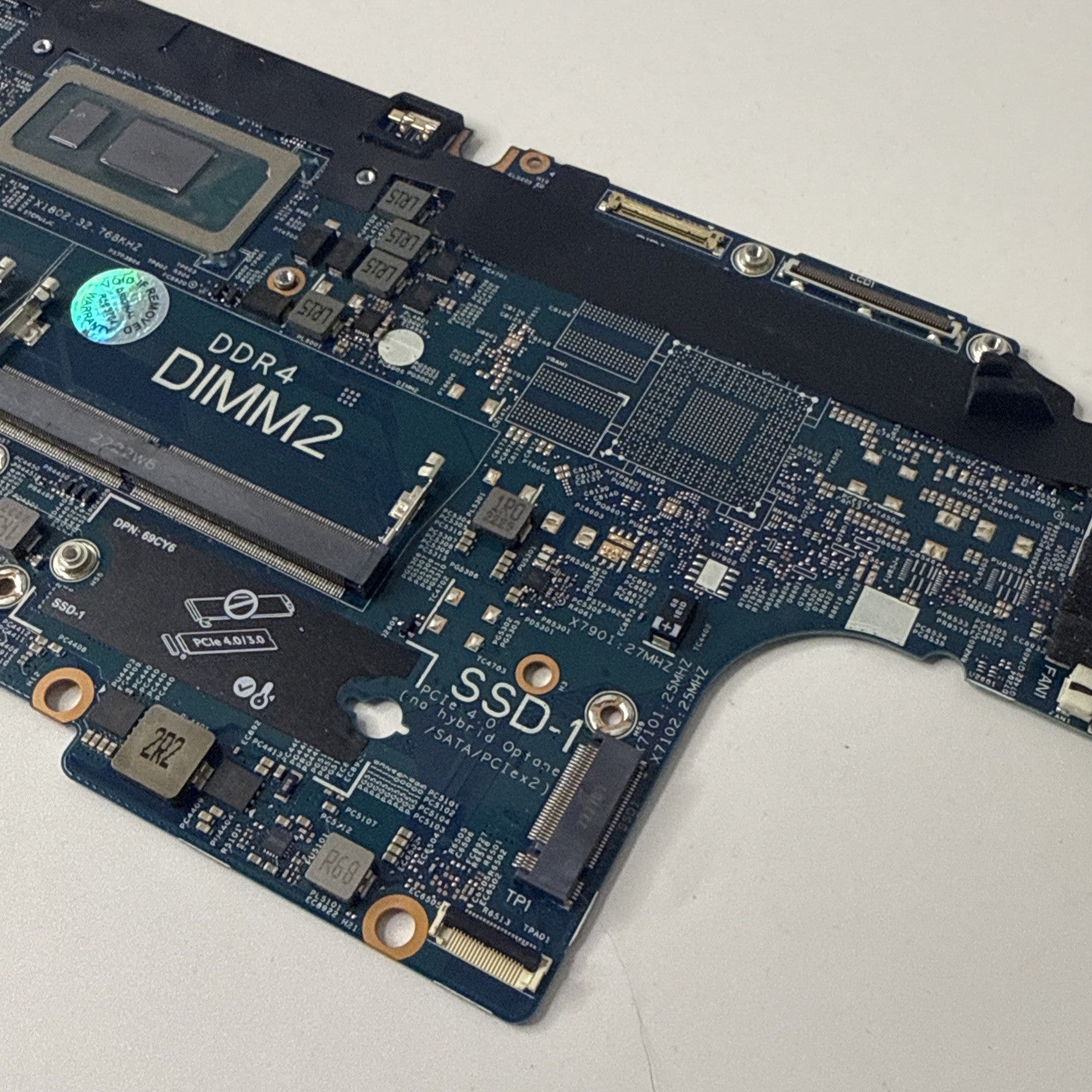 Genuine Dell Latitude 5530 Motherboard i5 12th Gen 1.6Ghz (NO POWER)