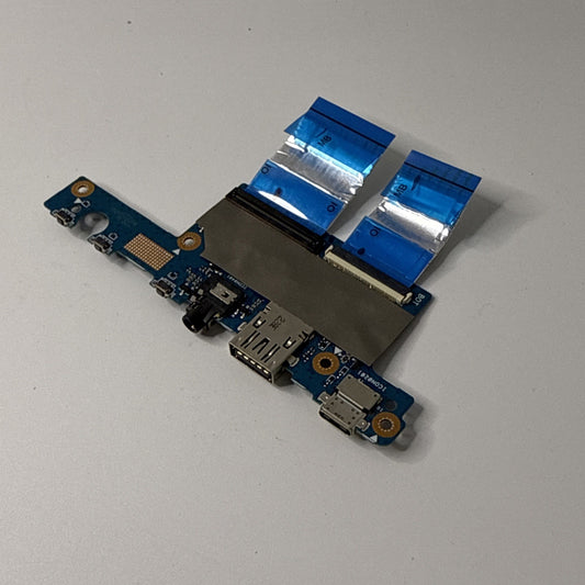 Asus Chromebook Flip C433T I/O USB Port Board & Connectors