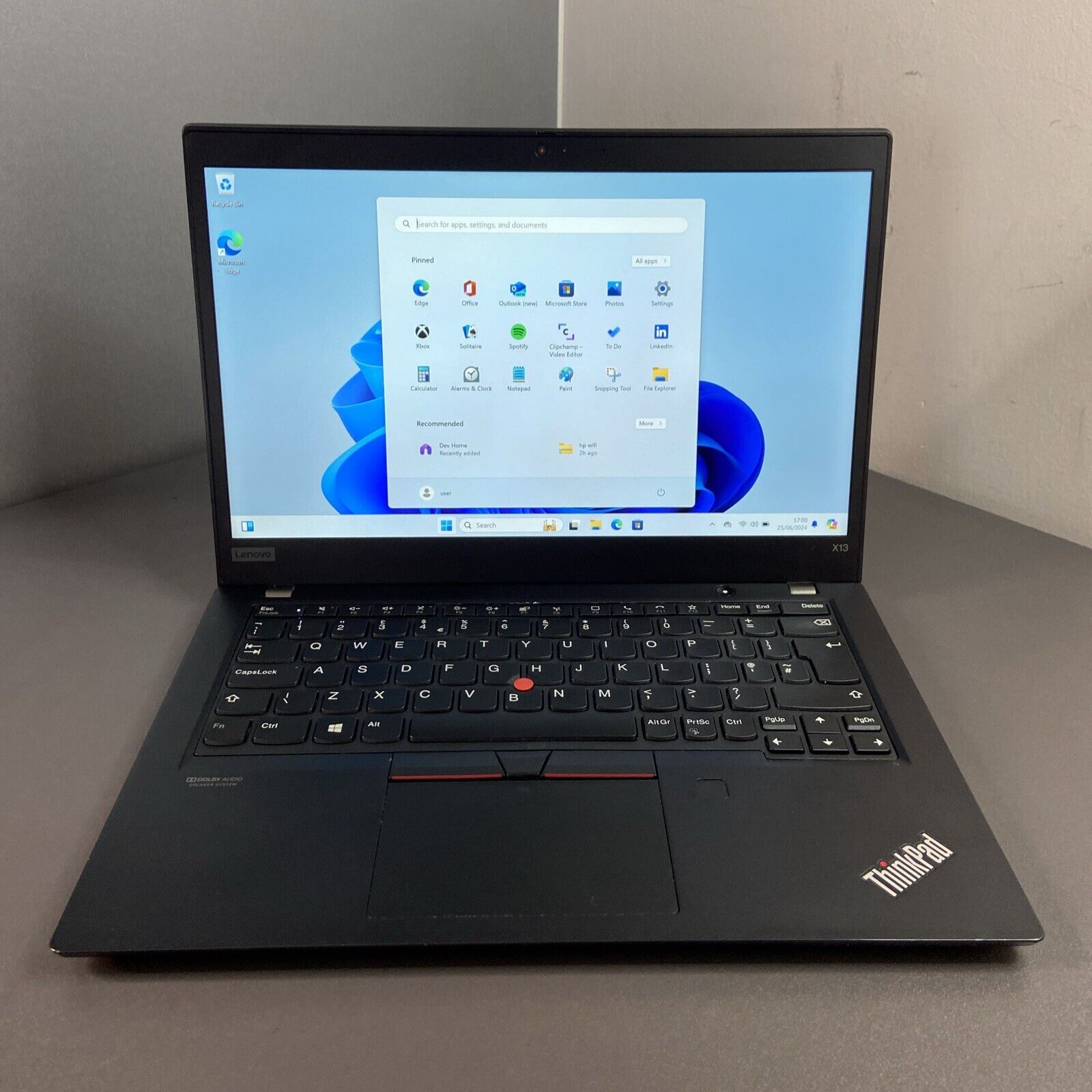 Lenovo  X13 GEN1 Laptop i3-10110U  10TH GEN 8GB RAM 256GB SSD Windows 11 Pro