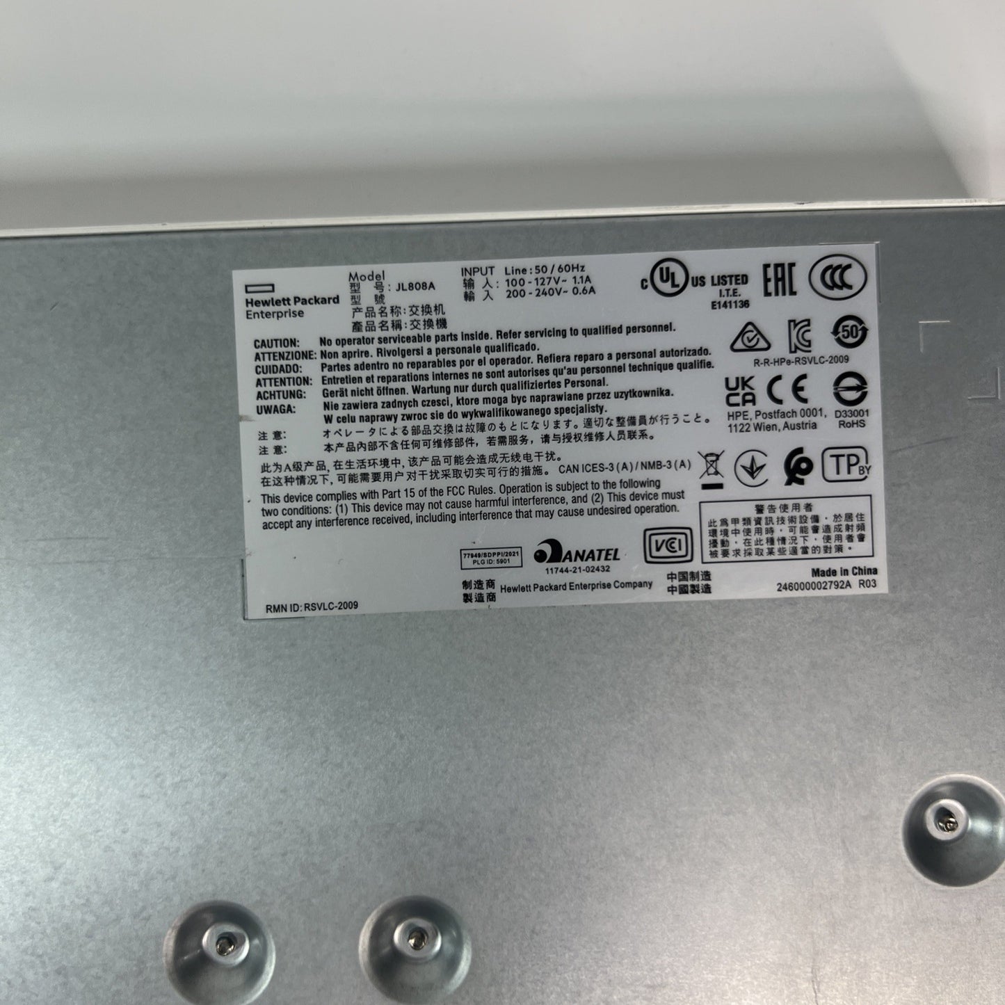 HP ARUBA  J808A / JL808-6001 Instant on 1960  48 Port Gigabit Managed Switch
