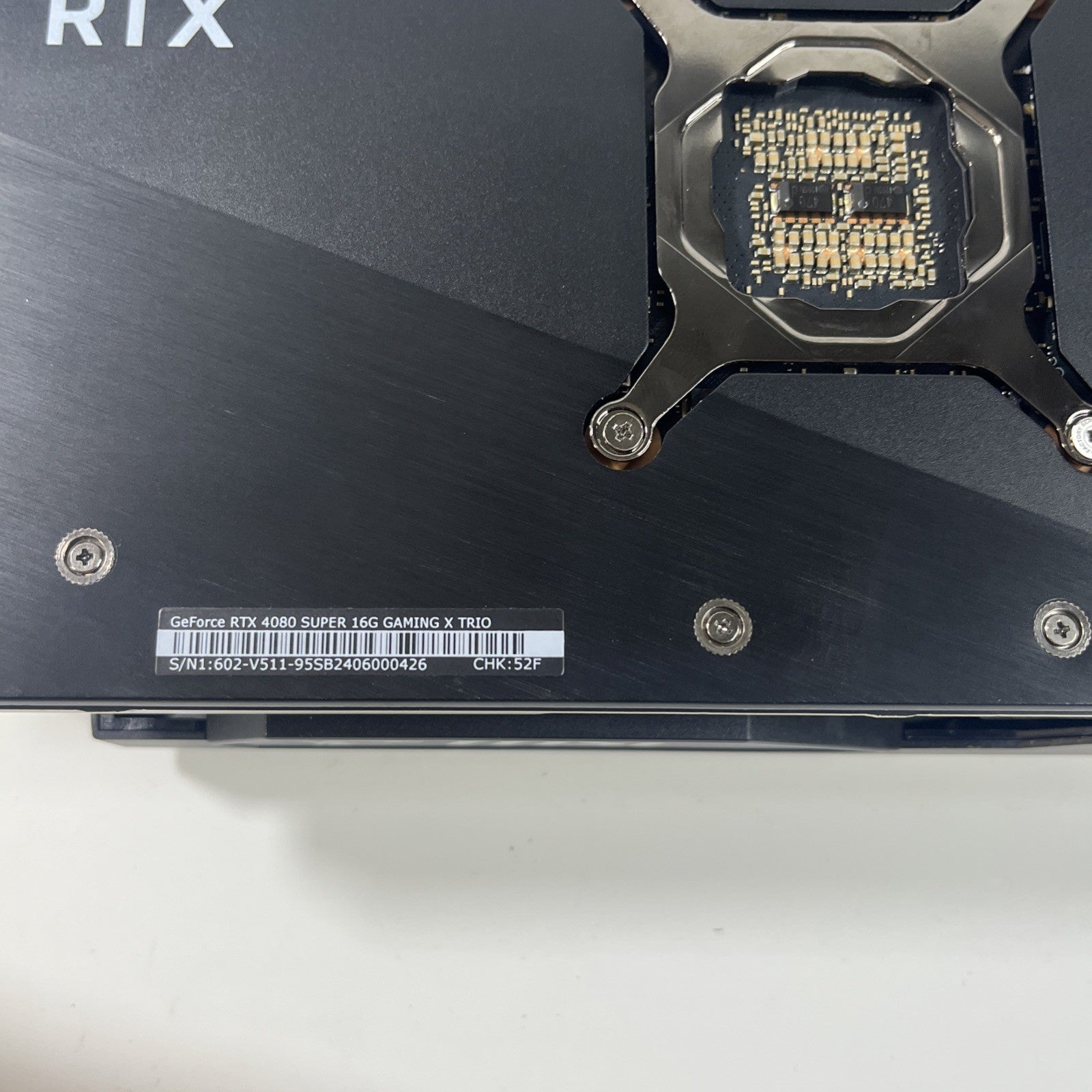 MSI GeForce RTX 4080 SUPER GAMING X TRIO -16GB GDDR6X.taken Parts. No Fan