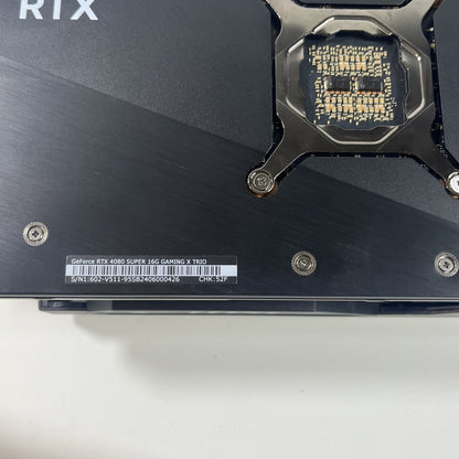 MSI GeForce RTX 4080 SUPER GAMING X TRIO -16GB GDDR6X.taken Parts. No Fan