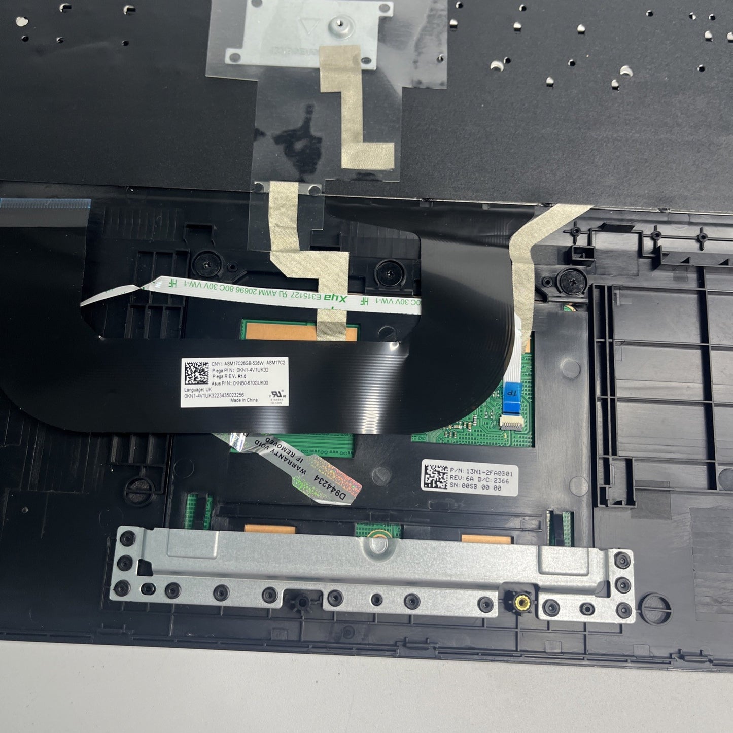 Genuine Asus Vivobook 17 X705m Palmrest UK Keyboard Top Cover 13N1-2FA0A21