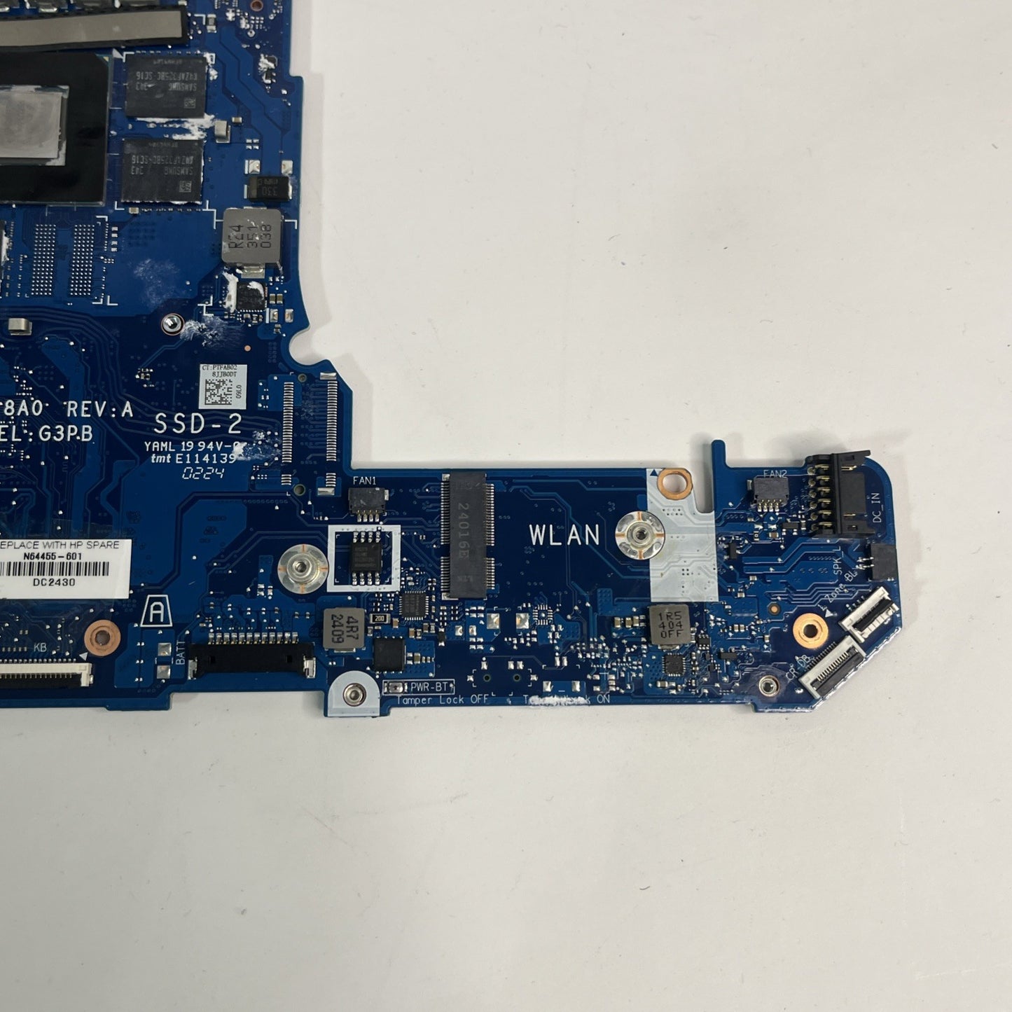 Genuine Black HP Victus 15-fa1003sa Motherboard I7-12650H , Rtx 4050. No Power