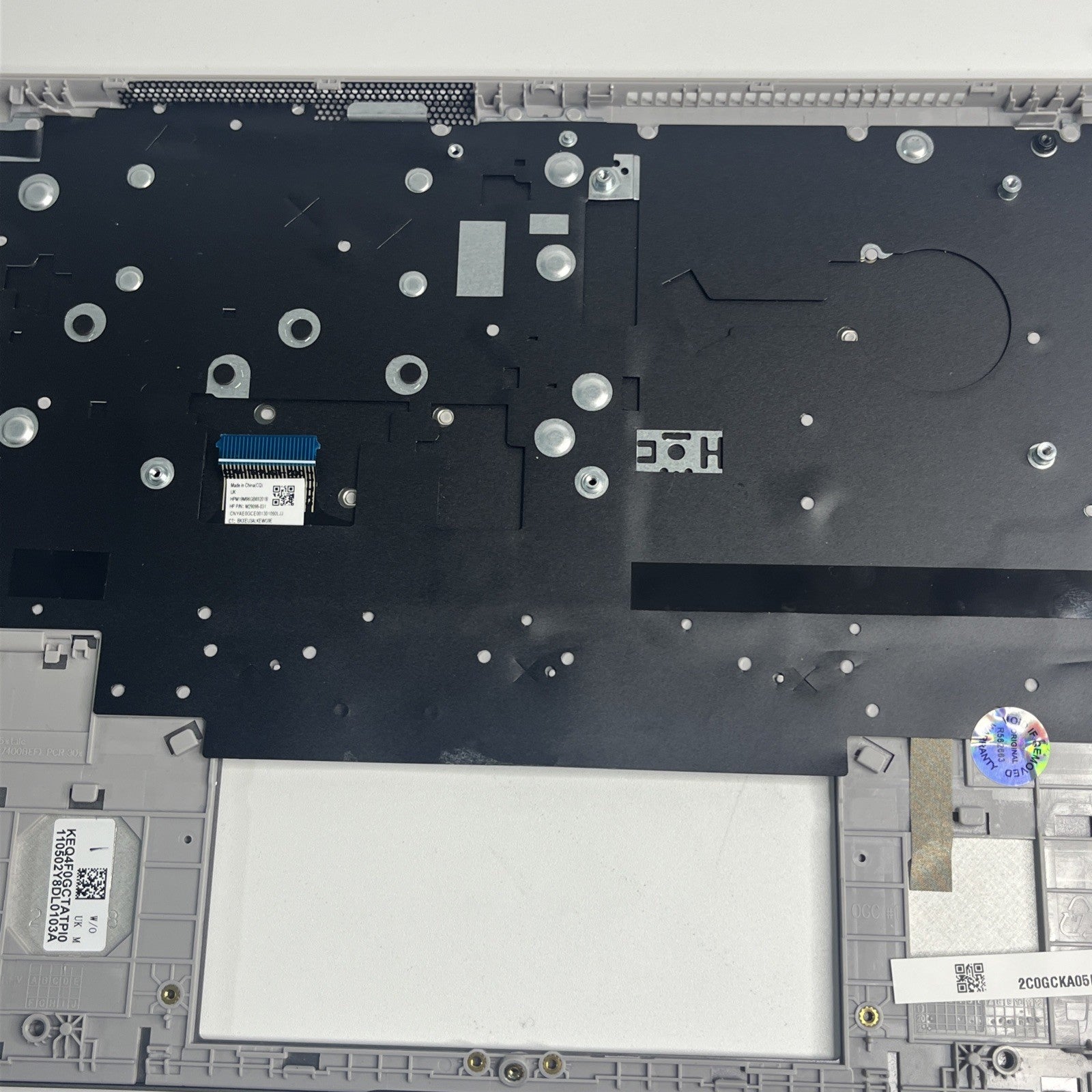 HP Chromebook 14B-NA 14 Cover Pamlrest + keyBoard Sliver KEQ4F0GCTATPIO
