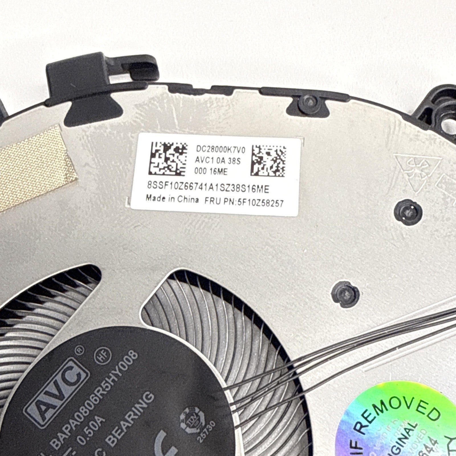 Lenovo Ideapad Slim 3 Chrome 14IAN8 Thermal Cooling Fan 5F10Z58257