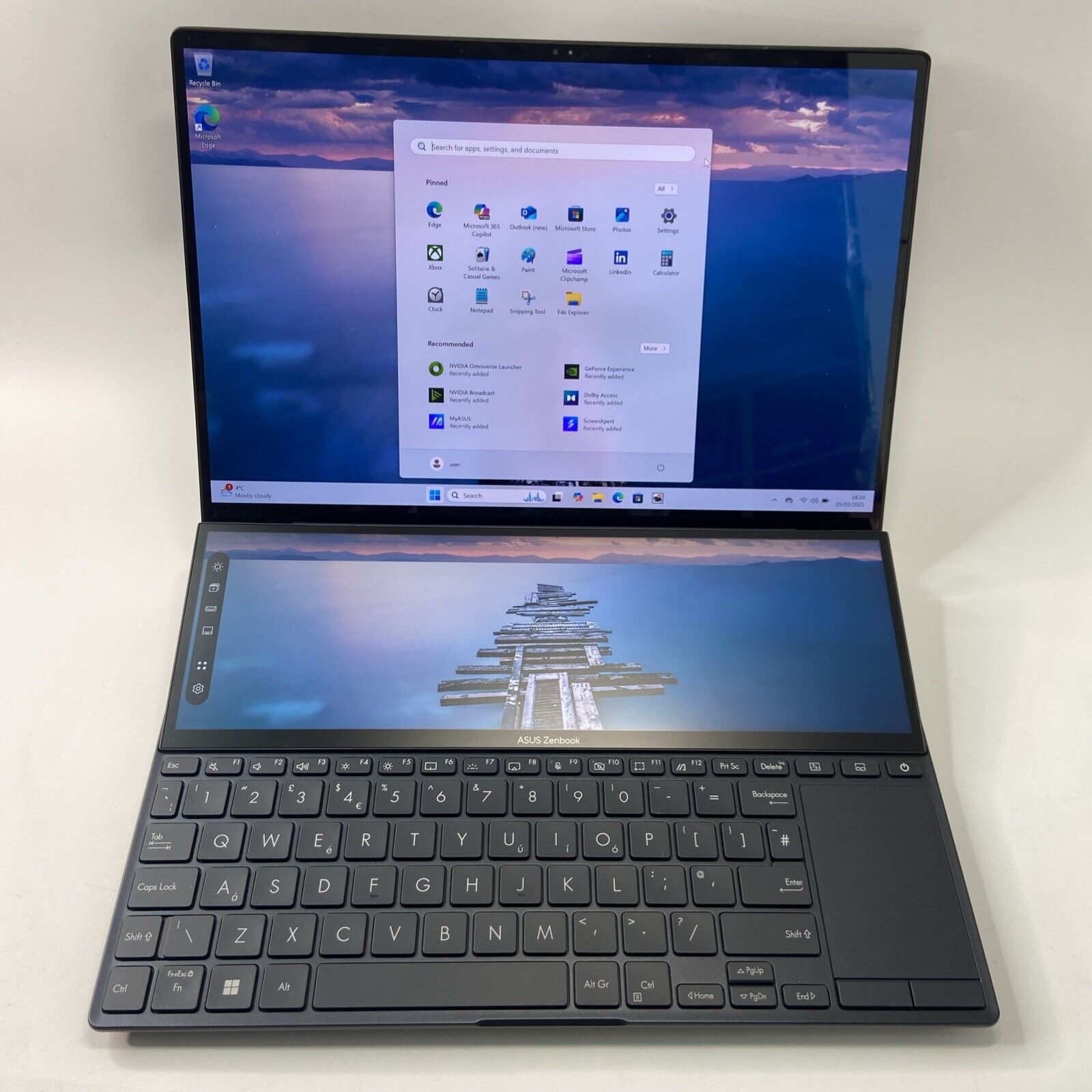 ASUS ZenBook Pro 14 Duo 14.5' 2.8K OLED TOUCH Intel i9-13900H 32GB DDR5 1TB SSD 