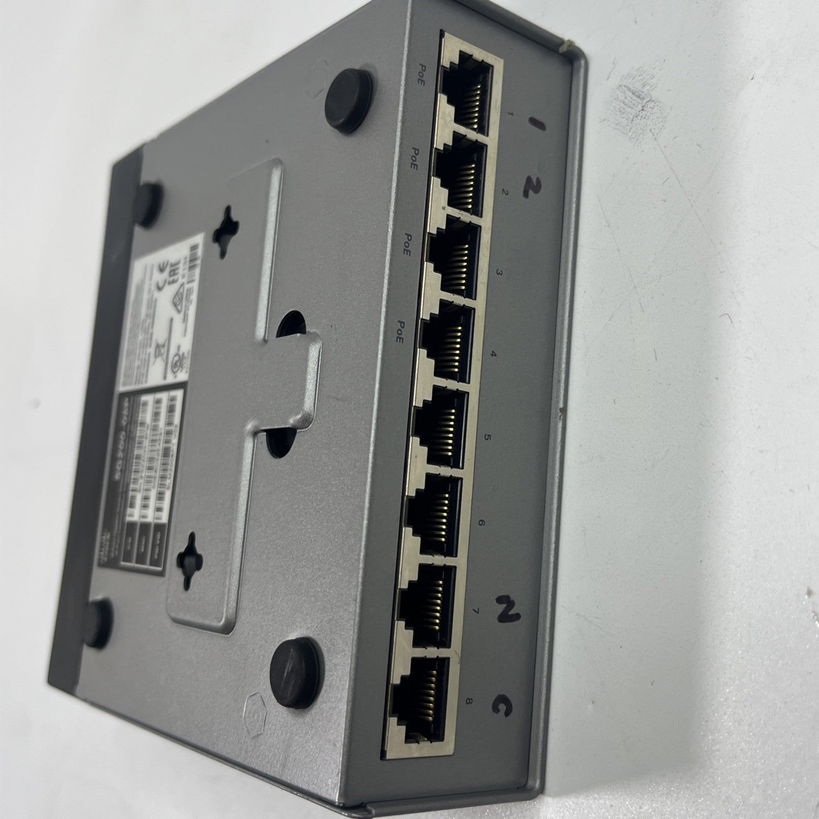 Cisco sg200-08p Gigabit Poe Smart Switch UNIT ONLY, NO PSU!