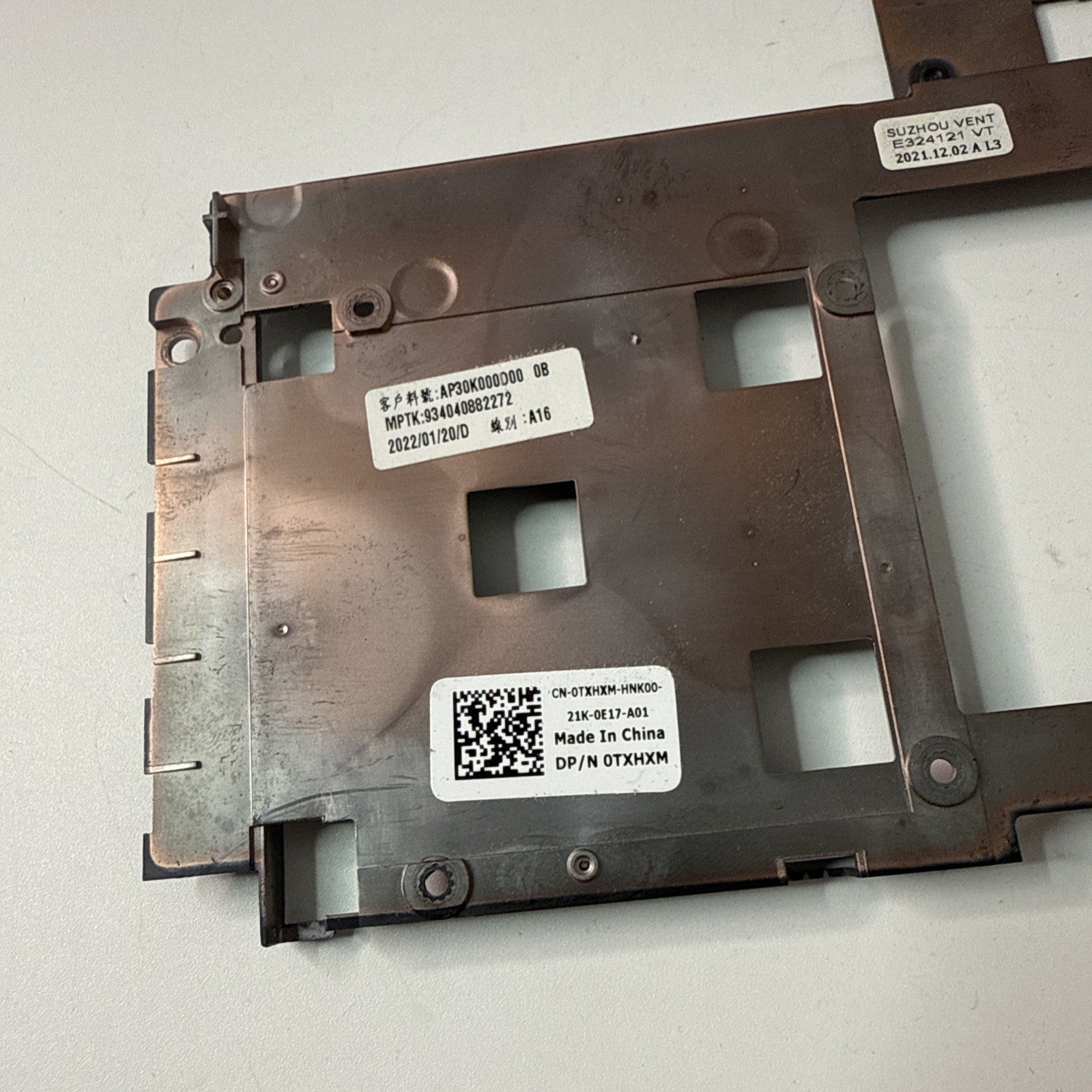 Genuine Dell Latitude 5420 Base Bottom Chassis Motherboard Plastic Cover 0TXHXM
