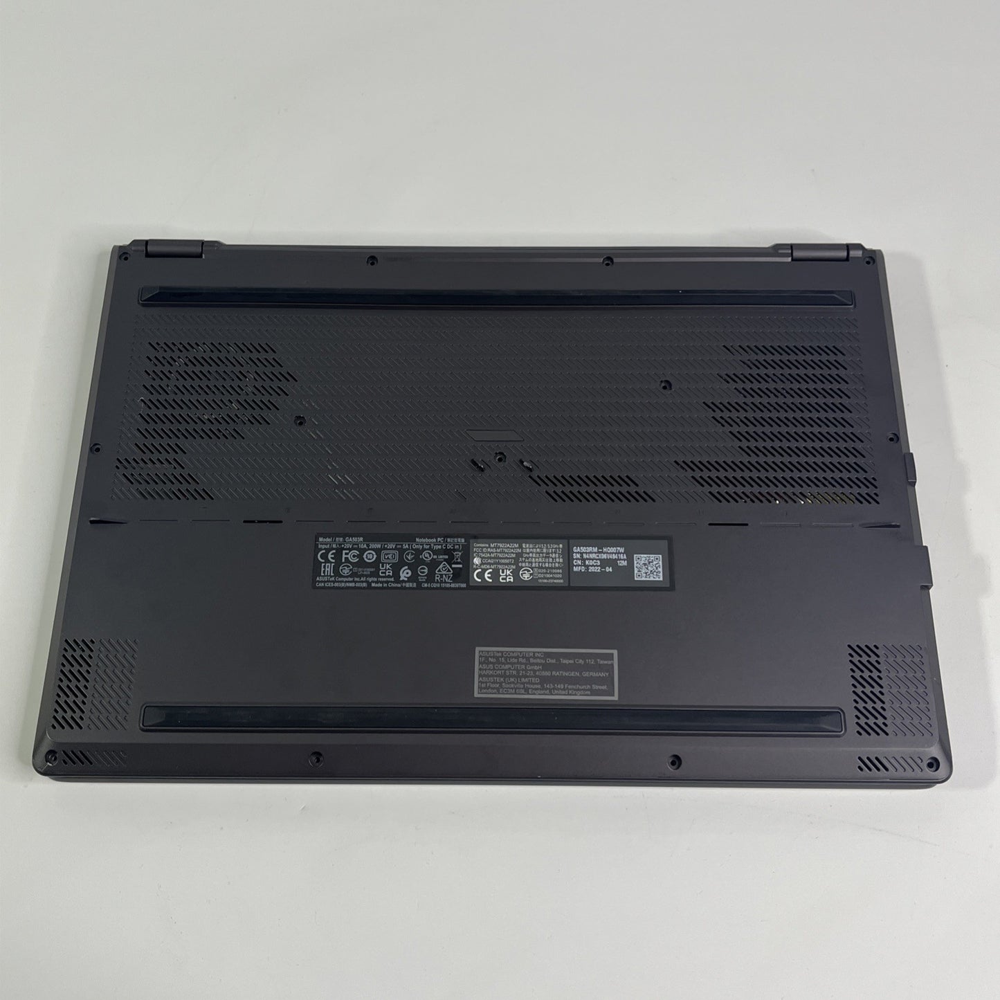 Asus Rog Zephyrus G15 GA503R RYZEN 7 6900HS RTX 3060 144Hz 16GB RAM 512GB SSD
