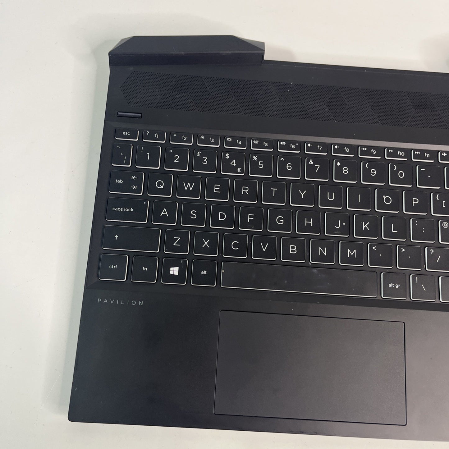 Genuine Black Hp Pavilion 15-dk2029na Palmrest ,keyboard & Usb Board AM2K8000