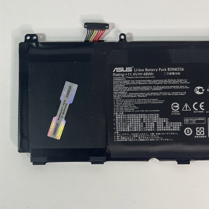 Genuine Black Asus K551L Battery B31N1336 Battery Health Good