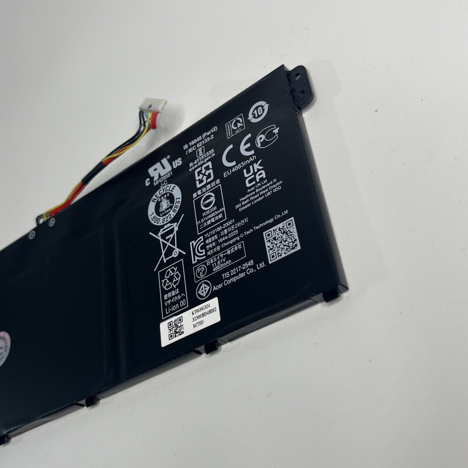 Genuine Acer chromebook spin 714 n22q10 battery AP19B8M