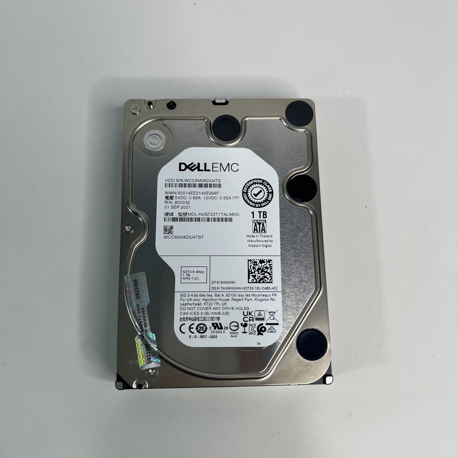 Dell 1TB, 7200 RPM, 3.5 inch Internal Desktop Drive - 0HNWHH