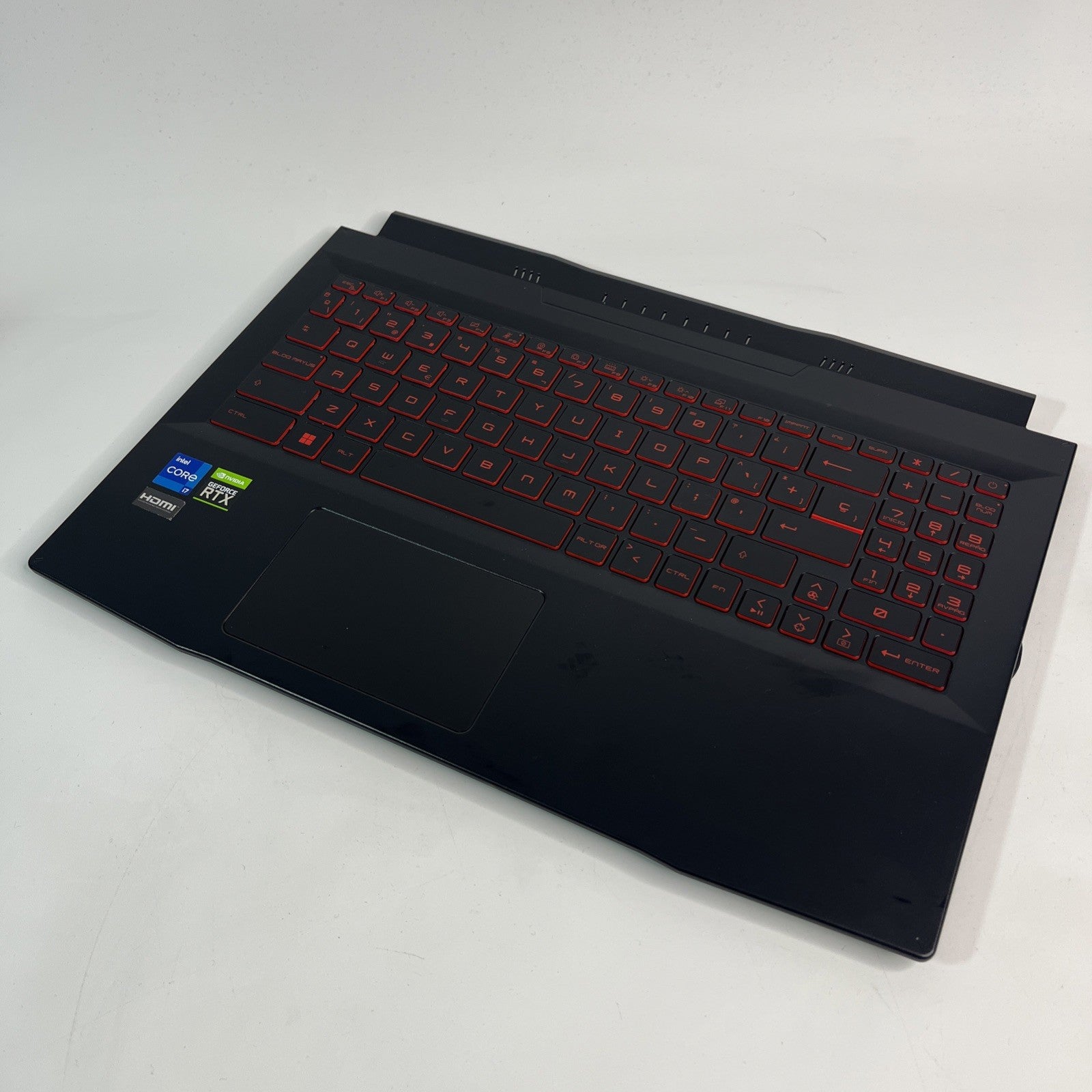 Genuine Black MSI Katana GF66 12UE Palmrest,  Touchpad & Keyboard 307582C211M