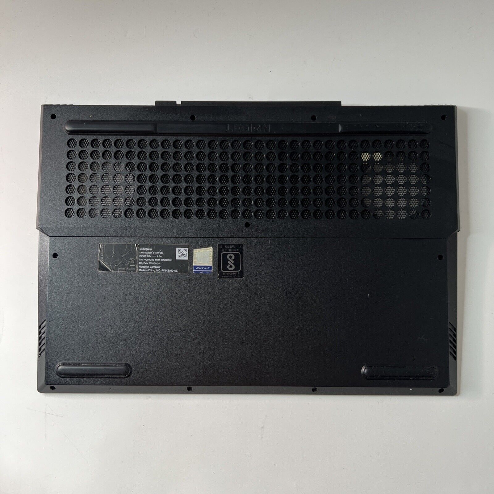 Lenovo Legion 5 15IMH05A Bottom Base Cover Case AP1HV000800 Black GENUINE